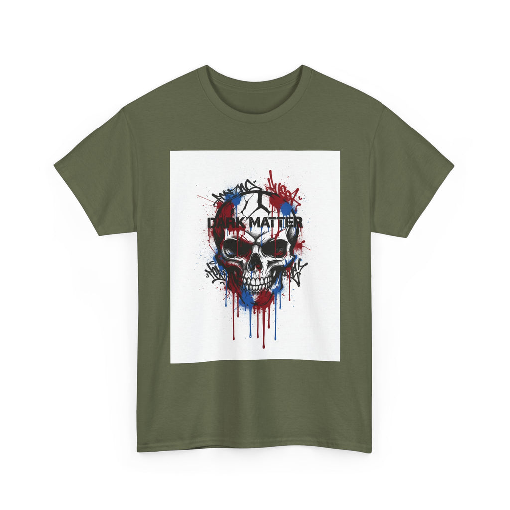 Skull Graphic Tee — 'Matter' Drip Skull Streetwear T-Shirt