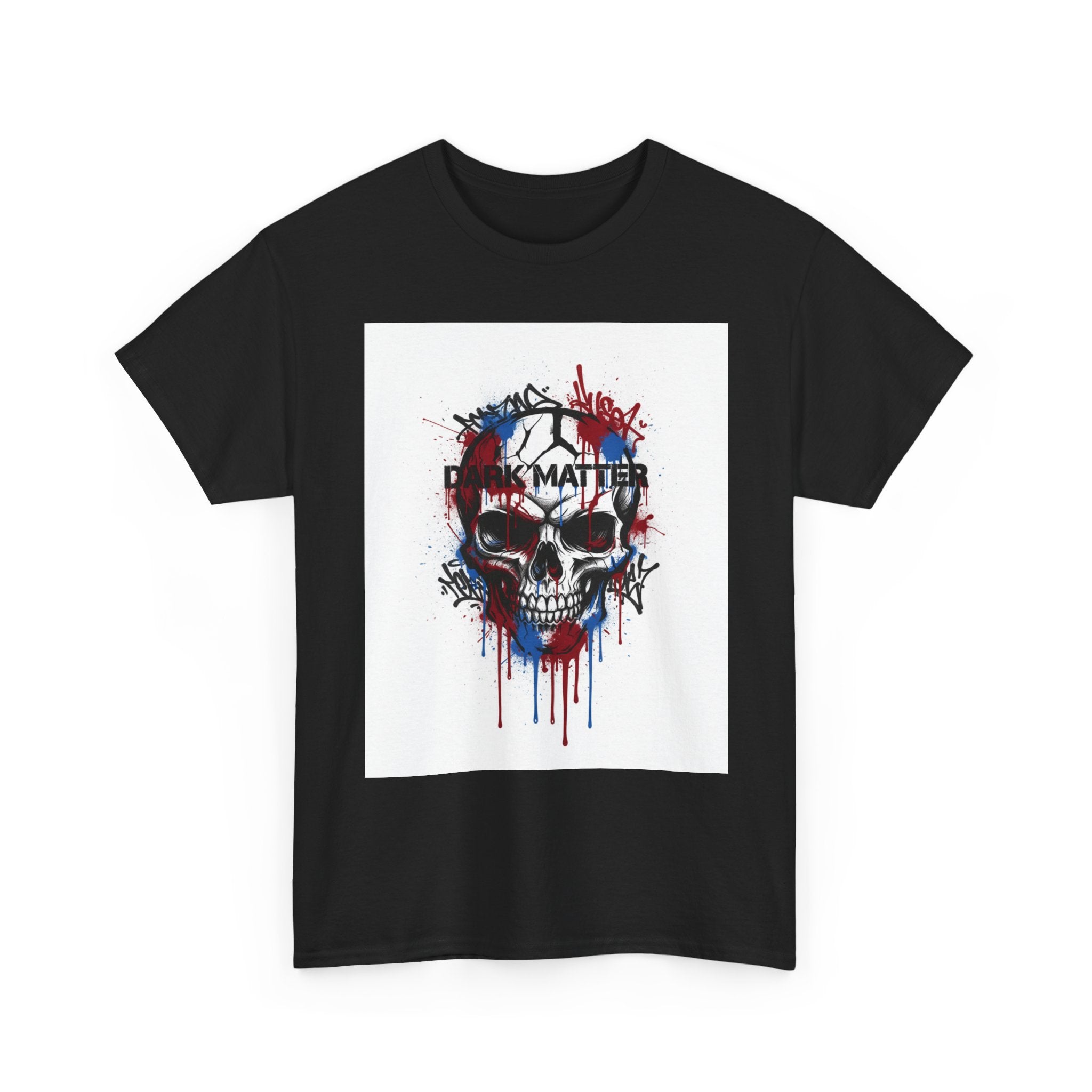 Skull Graphic Tee — 'Matter' Drip Skull Streetwear T-Shirt