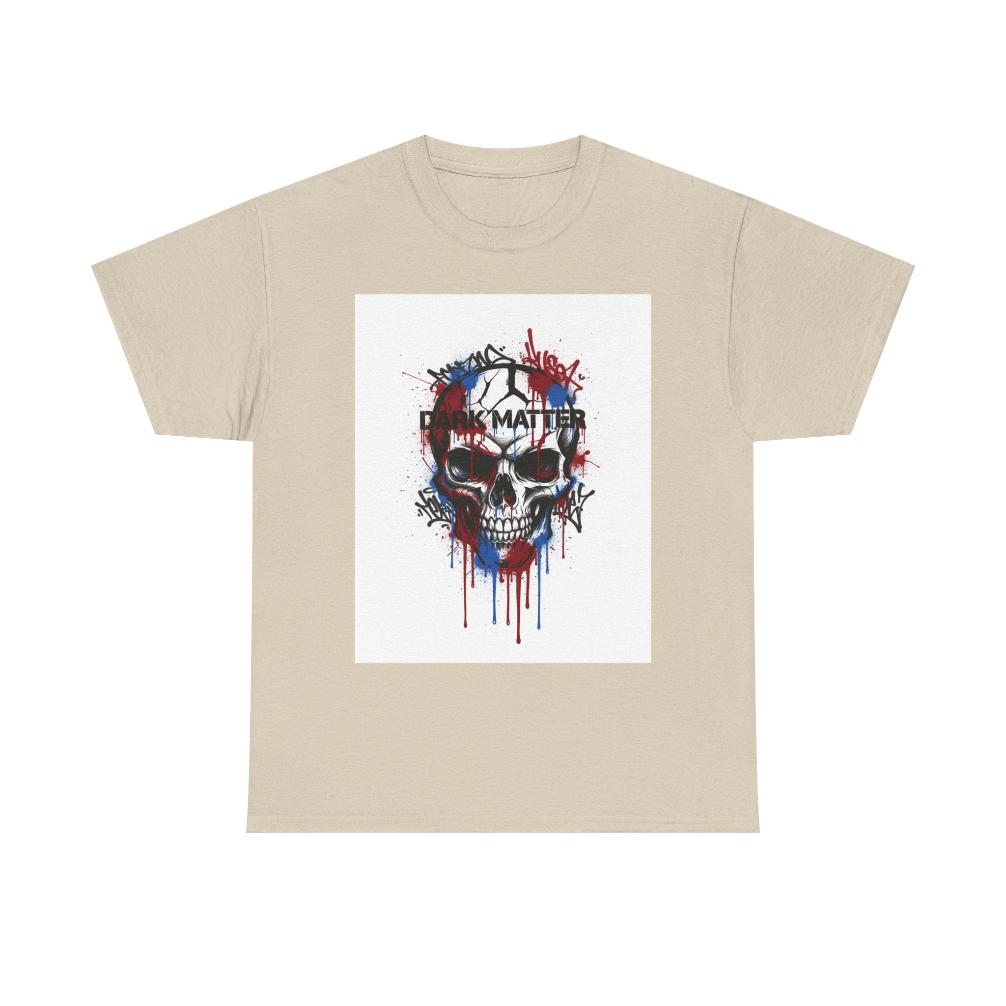 Skull Graphic Tee — 'Matter' Drip Skull Streetwear T-Shirt