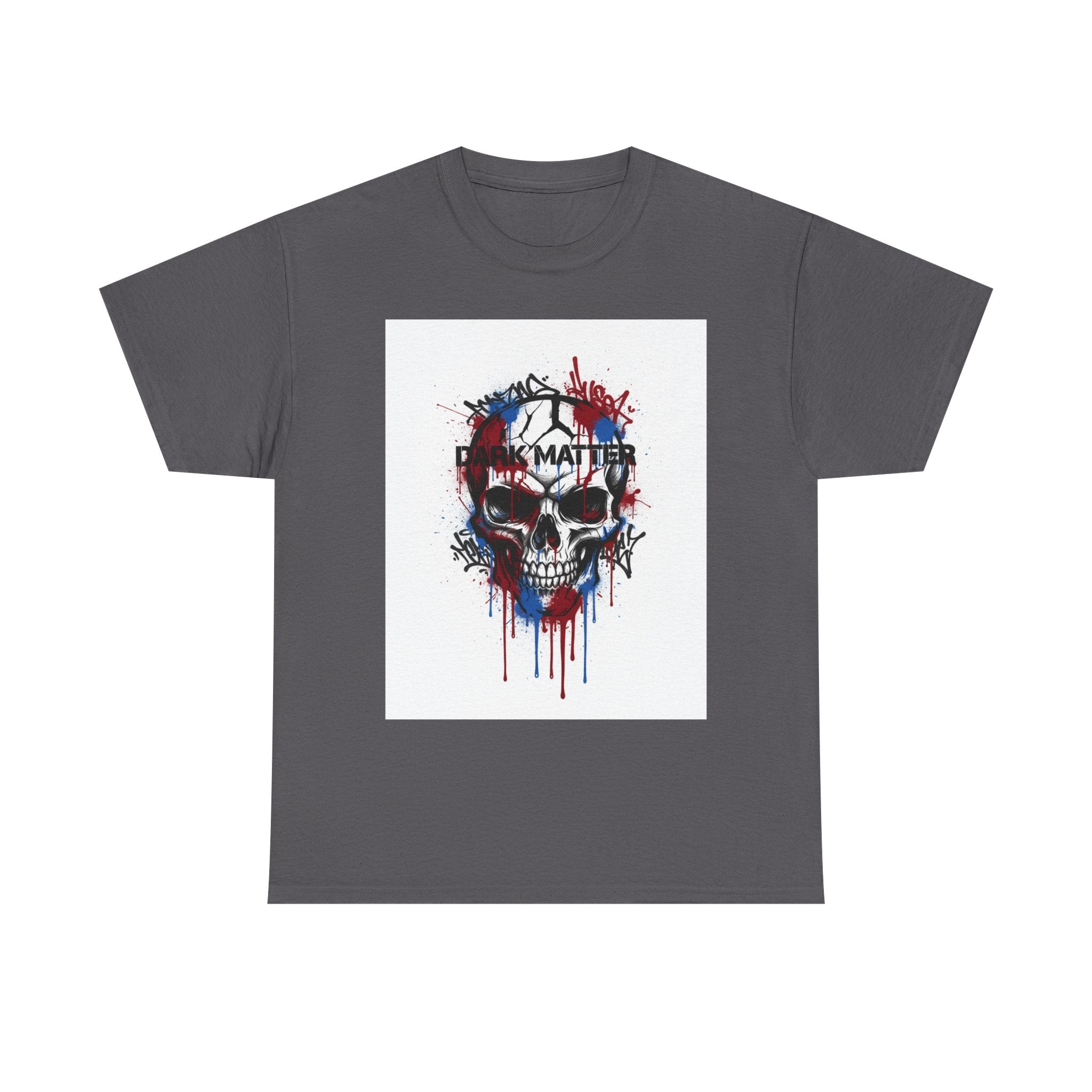 Skull Graphic Tee — 'Matter' Drip Skull Streetwear T-Shirt