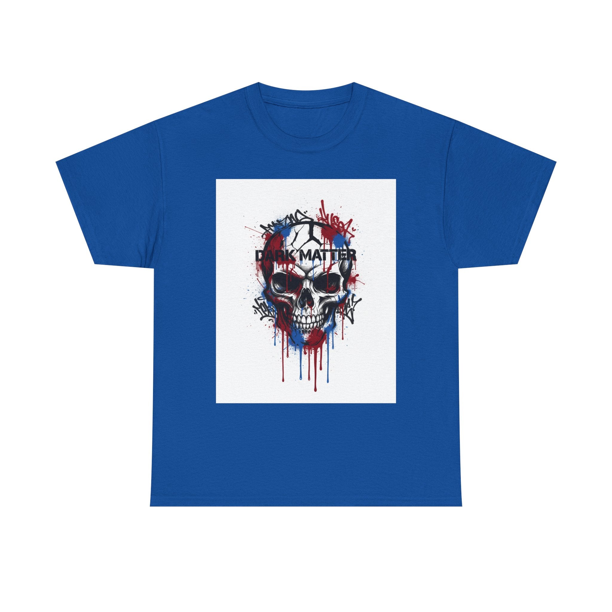 Skull Graphic Tee — 'Matter' Drip Skull Streetwear T-Shirt