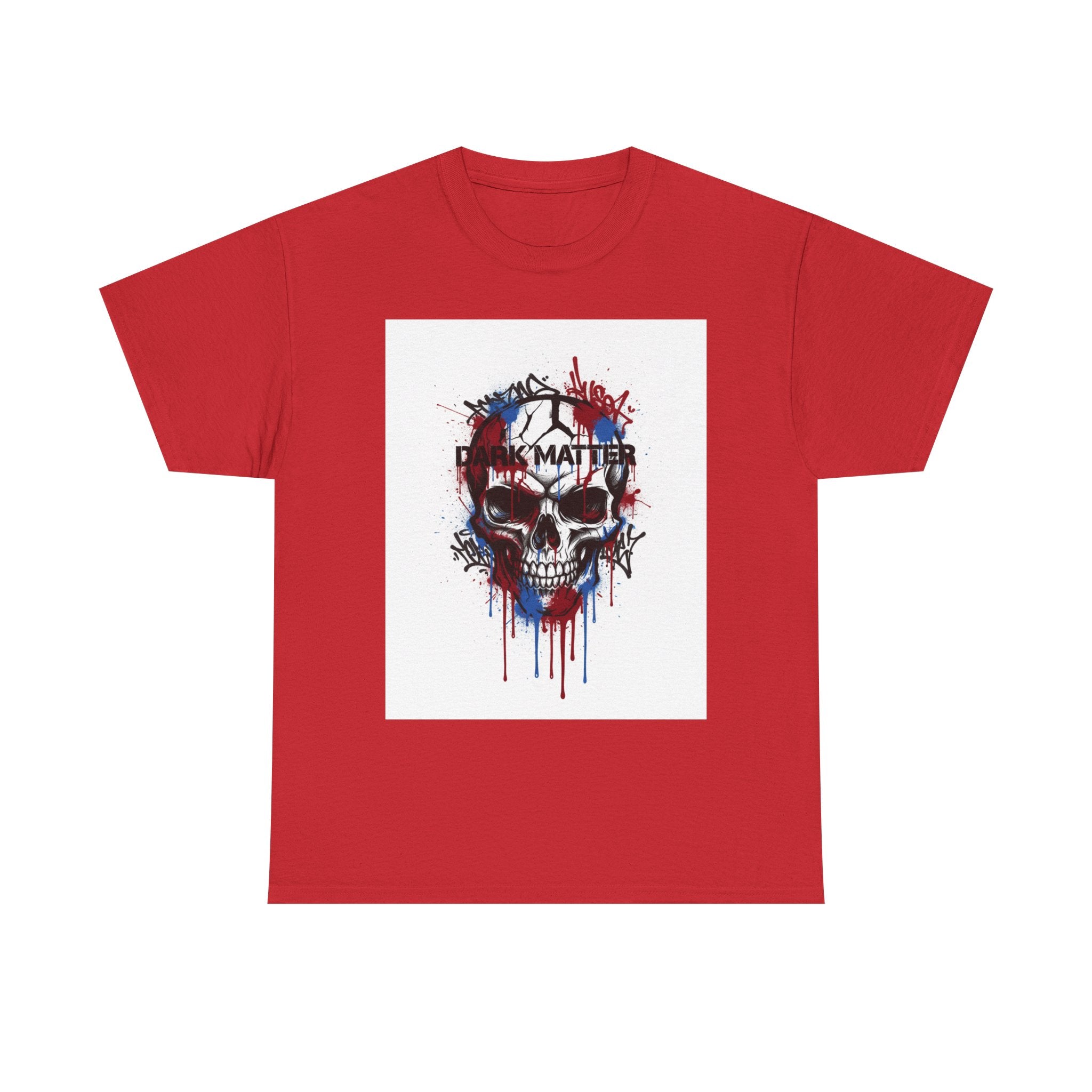 Skull Graphic Tee — 'Matter' Drip Skull Streetwear T-Shirt