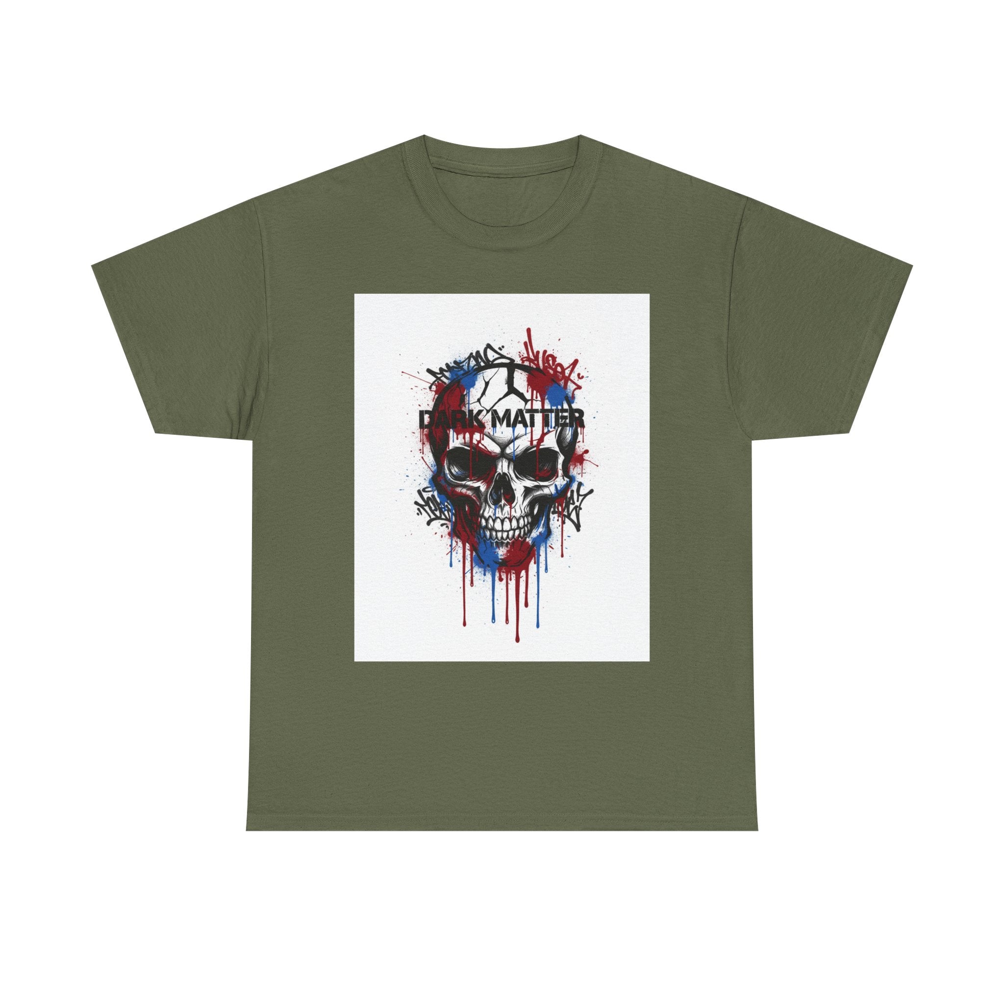 Skull Graphic Tee — 'Matter' Drip Skull Streetwear T-Shirt