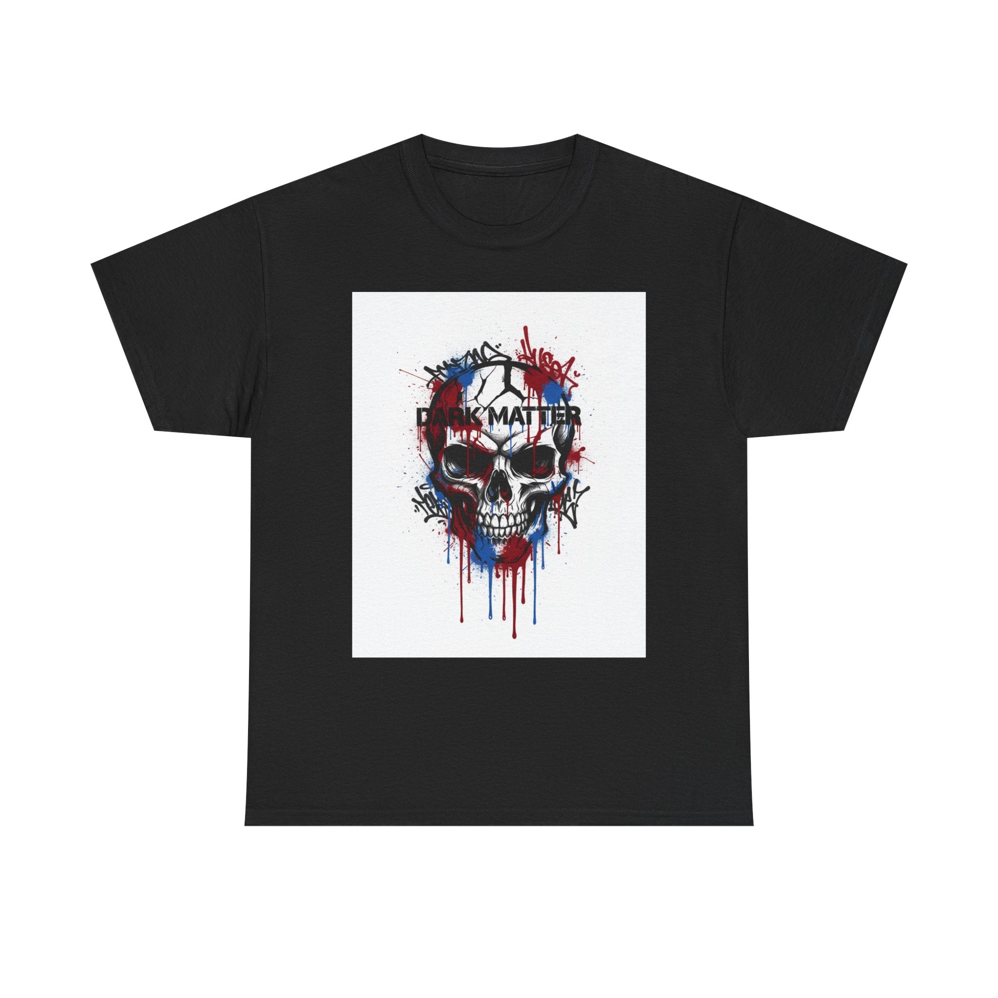 Skull Graphic Tee — 'Matter' Drip Skull Streetwear T-Shirt