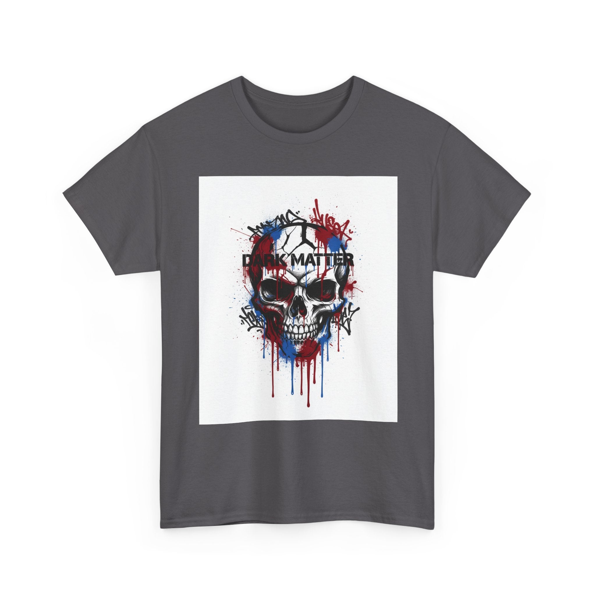 Skull Graphic Tee — 'Matter' Drip Skull Streetwear T-Shirt