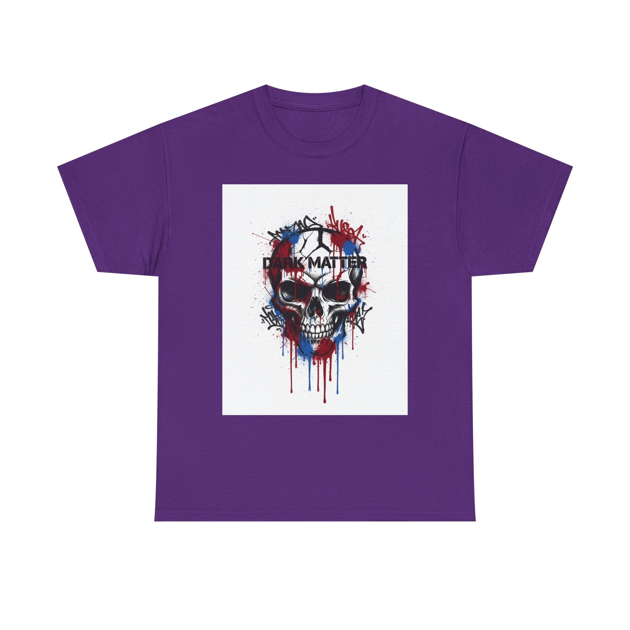 Skull Graphic Tee — 'Matter' Drip Skull Streetwear T-Shirt