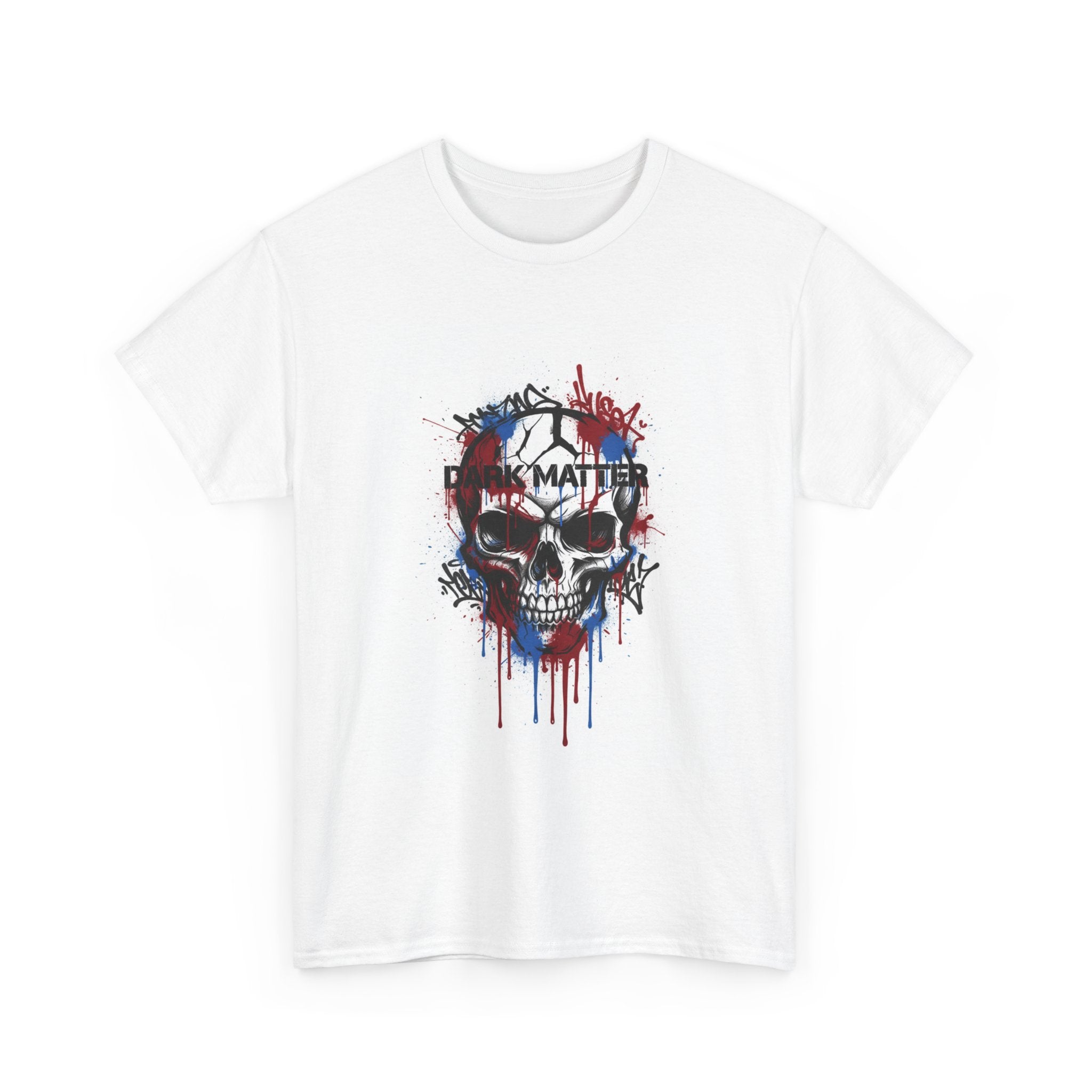 Skull Graphic Tee — 'Matter' Drip Skull Streetwear T-Shirt