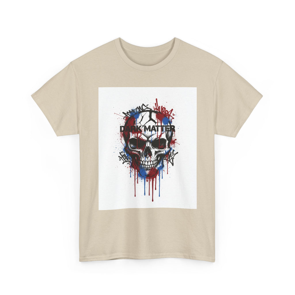Skull Graphic Tee — 'Matter' Drip Skull Streetwear T-Shirt