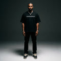 Graphic Print 'Urban Lines' Heavyweight Tee (280g)
